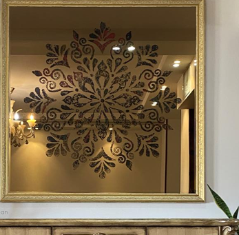 آینه های آنتیک با قاب سفارشی