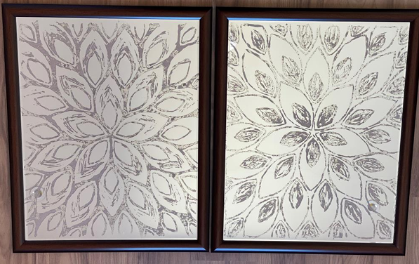 آینه های آنتیک با قاب سفارشی