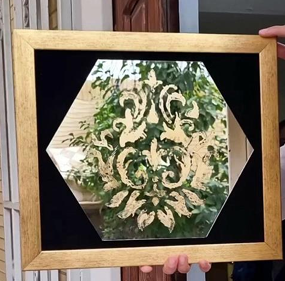 آینه های دکوراتیو در ابعاد 30 در 30