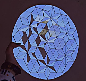 بشقاب با طرح های هندسی در 5 سایز