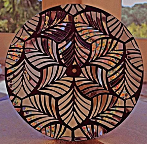 بشقاب با طرح های هندسی در 5 سایز