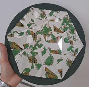 ست بشقاب پتینه ای