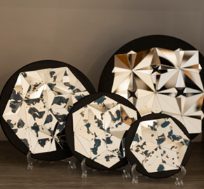 ست بشقاب پتینه ای