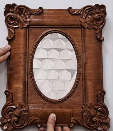 قاب چوبی با طرح دلخواه