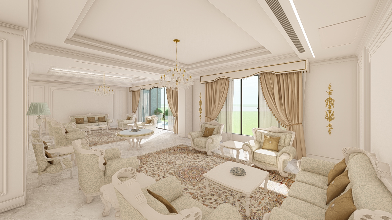 طراحی واحد 400 متر مربعی پنت هاوس